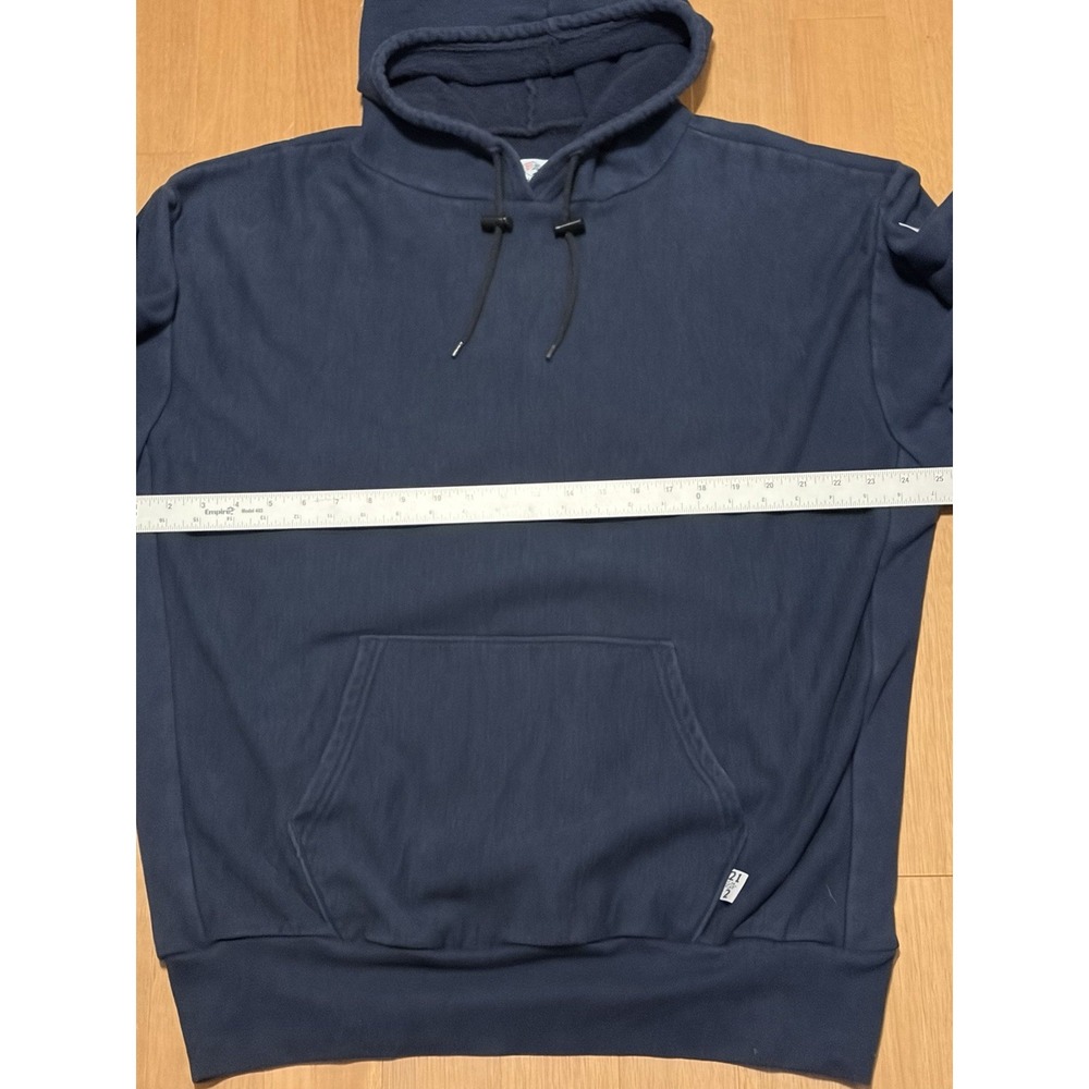 Tyndale Hoodie XLLN Mens Blue Flame Resistant FR Fleece Pullover USA Lineman EUC - Picture 7 of 8